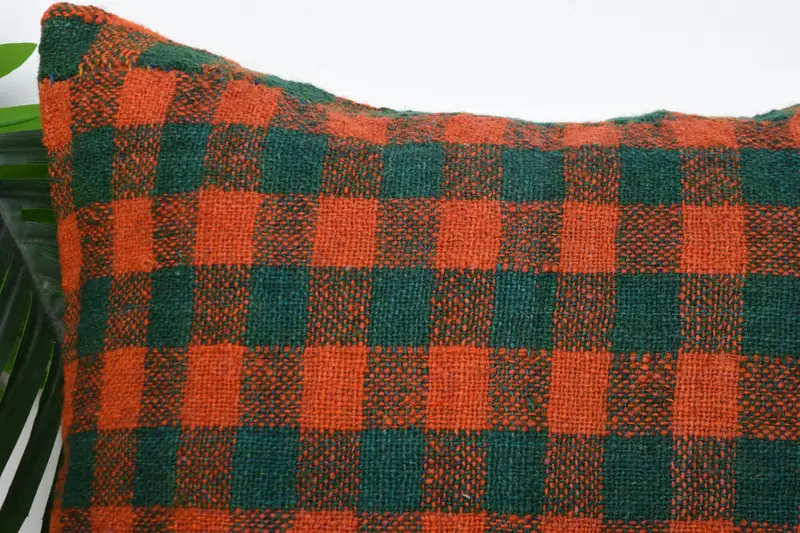 Handmade Kilim Cushion, 16x16 Red Pillow, Kilim Pillow Cover, Boho Pillow Sham Cover, Indoor Cushion Case, Cushion, Decorative Pillow - 2