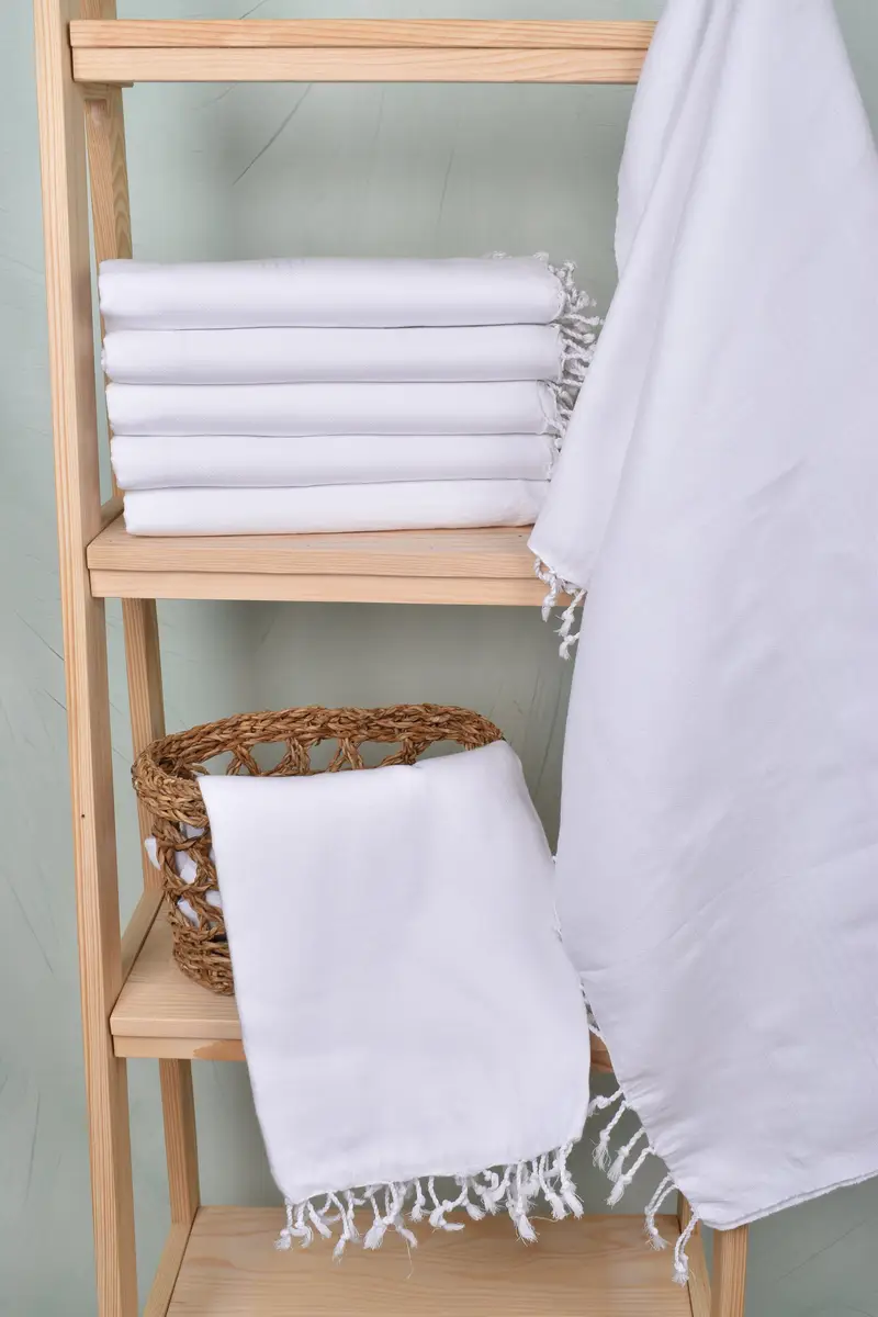 Wedding Gift For Bride, Personalized Bridesmaid Gift, Turkish Towel Monogram, Quick-Dry Beach Towel, 70x40 Cotton Striped Towel, Wedding Gifts Towel - 3