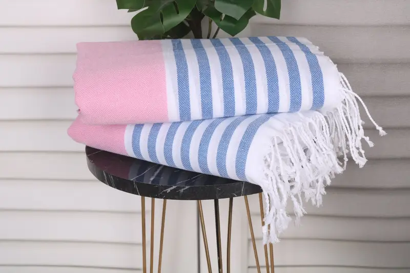 Bridal Party Gifts, Quick-dry towel, Best Beach Towel, Bachelor Towel, Gift For Wedding Day, Gifts For Him, 70x40 Cotton Striped Towel, Yoga Towel - 3