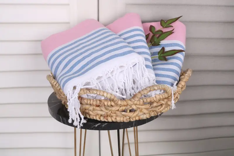 Bridal Party Gifts, Quick-dry towel, Best Beach Towel, Bachelor Towel, Gift For Wedding Day, Gifts For Him, 70x40 Cotton Striped Towel, Yoga Towel - 5