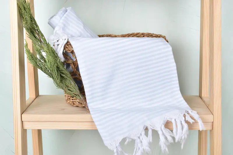 Monogram Towels, Bath towel, Best Friend Wedding Gift, Beach Towel Bulk, Personalized Bridesmaid Gift, Bridesmaid Favors, Handwoven Turkish Towel - 4