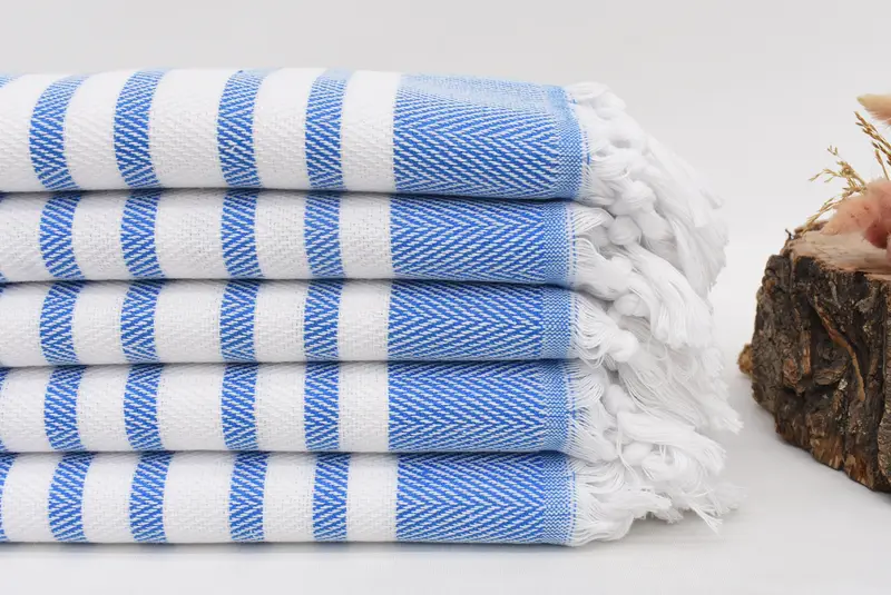 Housewarming Gift, Personalized Kitchen Towel, Boyfriend Christmas Gift, Personalized Gift, Custom Hand Towel, 40x20 Cotton Zig zag Towel - 1
