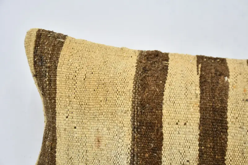 Living Room Throw Pillow Cover, 12x36 Beige Pillow Sham, Interior Designer Pillow, Decorative Pillow Sham, Cushion, Boho Pillow, Vintage Pillow - 2