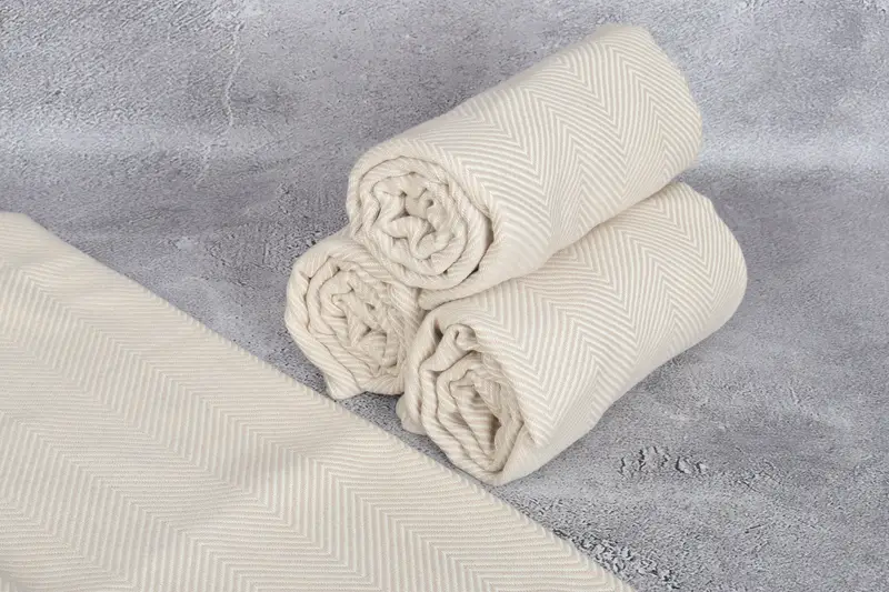 Soft towel, Gift For Mom, Custom Wedding Gift, 70x40 Cotton Herringbone Towel, Luxury Turkish beach towel with fringe, Yoga Towel, Bachelor Gifts - 8