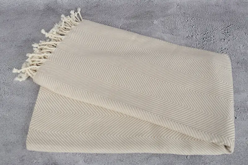 Soft towel, Gift For Mom, Custom Wedding Gift, 70x40 Cotton Herringbone Towel, Luxury Turkish beach towel with fringe, Yoga Towel, Bachelor Gifts - 6