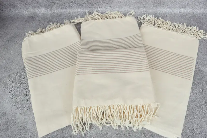 Beach Towel Gift, Decorative Towel, Customized Turkish Towel, Personalized Gift, 68x40 Cotton Striped Towel, Christmas Gift, Custom Beach Towel - 4