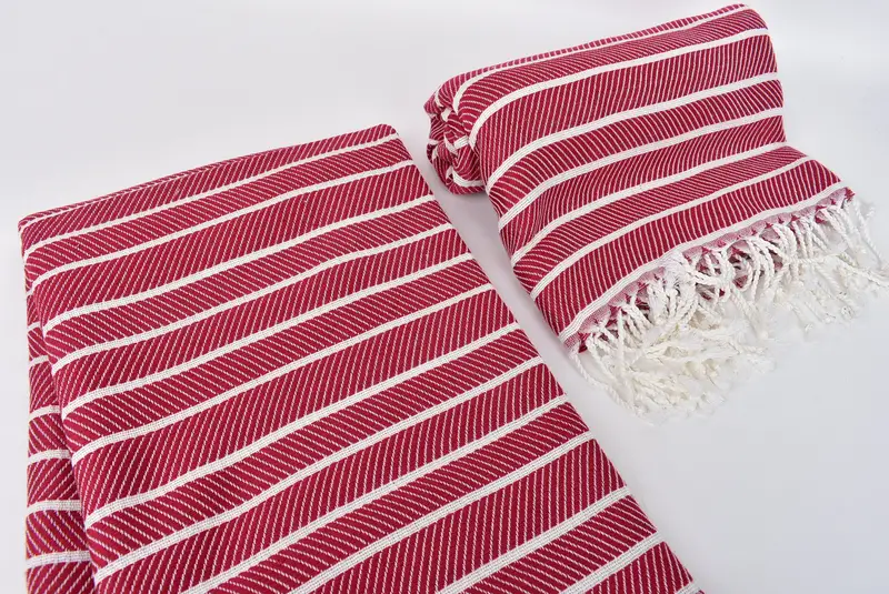 70x40 Bamboo Herringbone Towel, Bridal Shower Favors, Thin towel, Large Turkish Towel, Beach Towel Personalized, Best Friend Christmas Gift - 7
