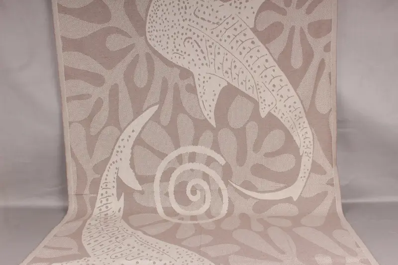 Beach Towel Brown Cotton 40x71 Inches, Personalized Bridesmaid Gift