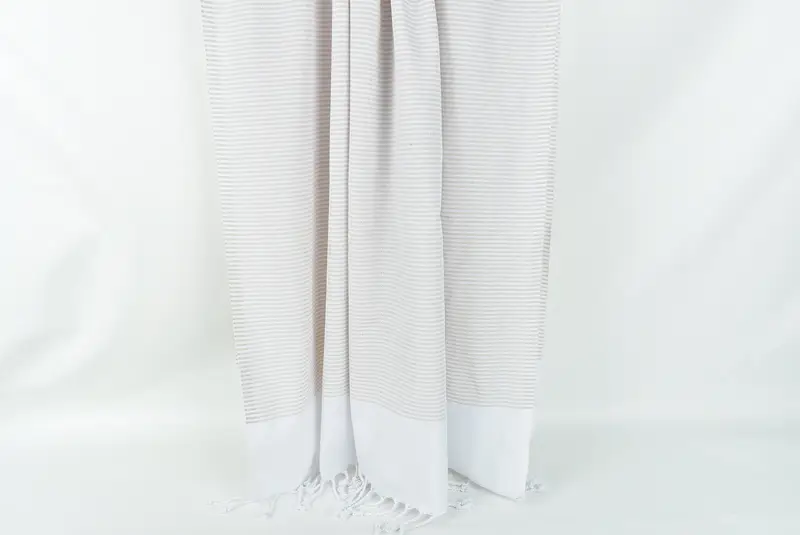 Home Decor Gifts, Monogram Towels, Turkish Towel Monogram, 70x36 Cotton Striped Towel, Gift For Bride, Sand-resistant towel, Bachelorette Party Gift - 8