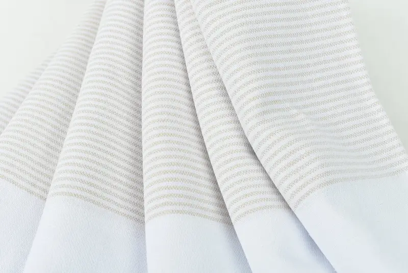 Home Decor Gifts, Monogram Towels, Turkish Towel Monogram, 70x36 Cotton Striped Towel, Gift For Bride, Sand-resistant towel, Bachelorette Party Gift - 5
