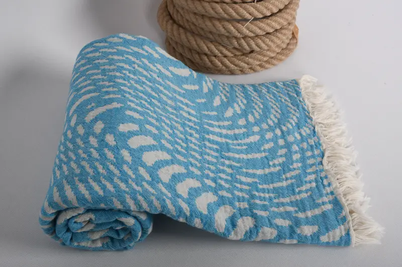 Spa Gift, Wedding Favors, Gift For Him, Girls Weekend Favors, 68x36 Cotton Patterned Towel, Turkish beach towel, Extra large Turkish bath towel - 8