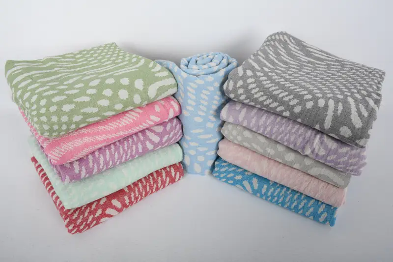 Spa Gift, Wedding Favors, Gift For Him, Girls Weekend Favors, 68x36 Cotton Patterned Towel, Turkish beach towel, Extra large Turkish bath towel - 3