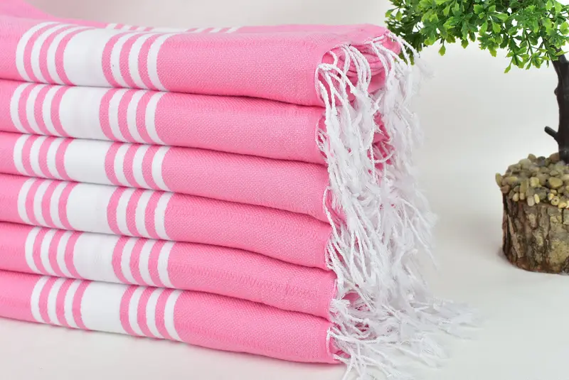 Gift For The Home Decor, Bridal Shower Favors, Gift For Wedding Day, Best Beach Towel, Bridesmaid Favors, Wedding Favors, 70x40 Cotton Striped Towel - 3
