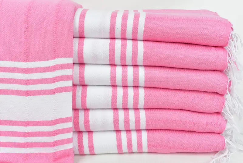 Gift For The Home Decor, Bridal Shower Favors, Gift For Wedding Day, Best Beach Towel, Bridesmaid Favors, Wedding Favors, 70x40 Cotton Striped Towel - 1
