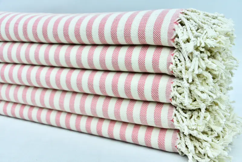 Wedding Favors, Wedding Day Gift For Bride, Bridesmaid Gifts, 40x24 Cotton Striped Towel, Bridal Shower Favors, Decorative Towel, Custom Hand Towel - 3