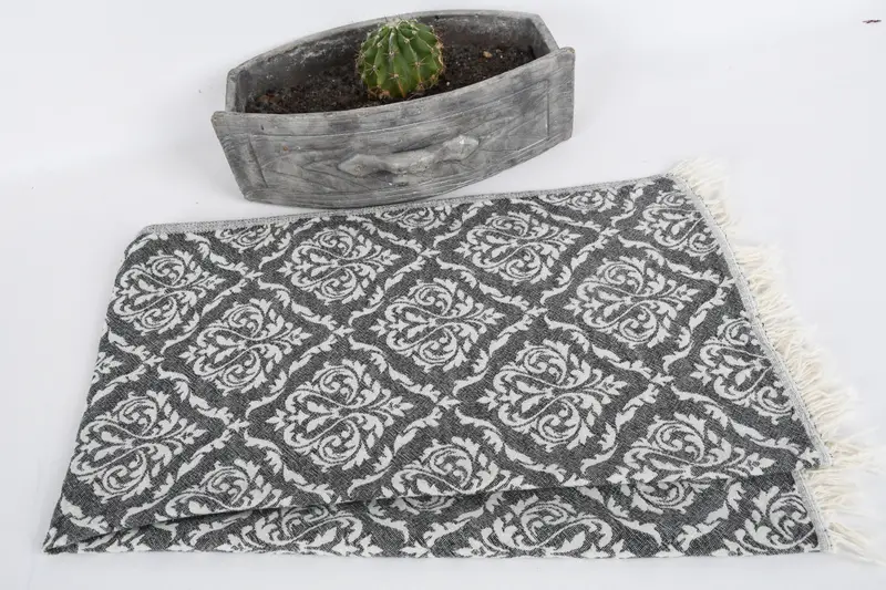 Türk el havlu, nakış havlusu, 40x24 pamuklu barok havlu, küçük banyo havlu, bekarlığa veda partisi iyilikleri, kişiselleştirilmiş mutfak havlusu - 6