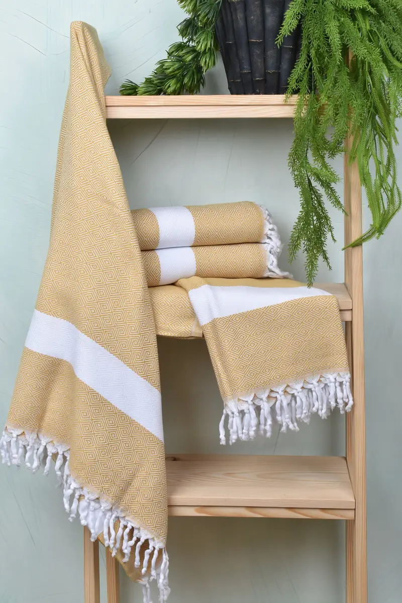 Turkish bath towel, Luxury Beach Towel, Bachelorette Party Gifts Bridesmaids, Quick-Dry Beach Towel, 70x40 Cotton Diamond Towel, Valentines Gift - 6