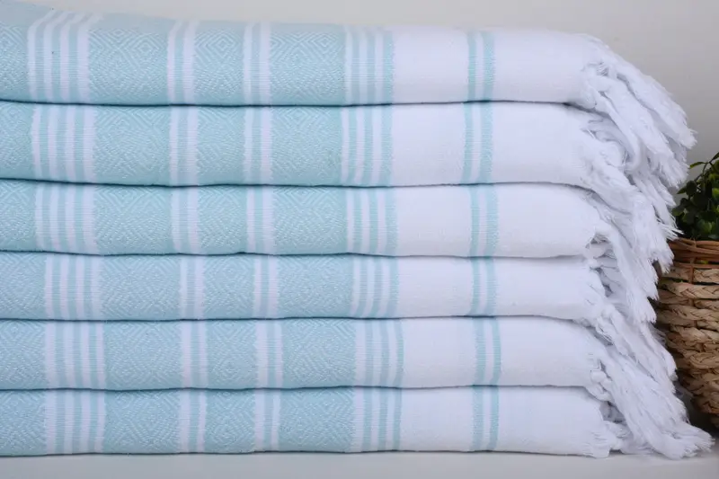 Gift For Him, Pool Towels, Sand-resistant towel, Baby Boy Gift, Absorbent Turkish towel, Travel Towel, Kids Beach Towel, 70x40 Cotton Diamond Towel - 2