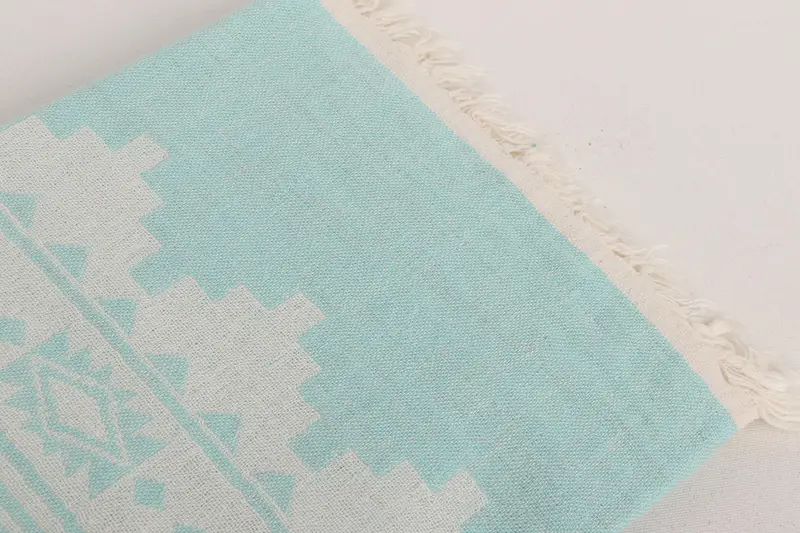 Custom Name Towel, Monogram Turkish Towel, 70x36 Cotton Aztec Towel, Spa Gift, Gym Towel, Handmade Turkish Towel, Wedding Gift, Turkish Towel Beach - 6