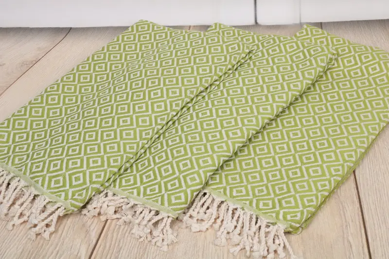 Bridesmaid Favors, Organic Towel, Quick-dry towel, Bachelorette Gifts, Personalized Turkish Towel, Peshtemal Towel, 70x40 Cotton Diamond Towel - 6