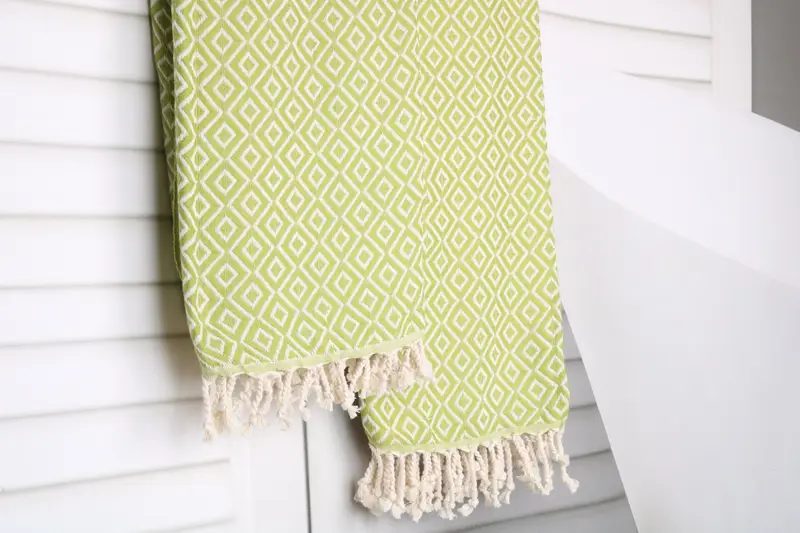 Bridesmaid Favors, Organic Towel, Quick-dry towel, Bachelorette Gifts, Personalized Turkish Towel, Peshtemal Towel, 70x40 Cotton Diamond Towel - 8