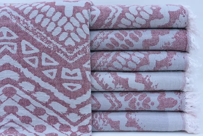 Toalla de verano, toalla orgánica, toalla a rayas de algodón 68x40, regalo de San Valentín, toalla de baño, regalos personalizados, toalla de playa personalizada, toallas de piscina - 2