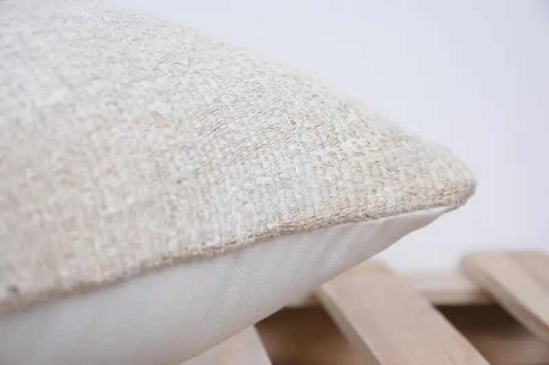 Handwoven Pillow Cover Pillow, 16x16 White Pillow Case, Ethnical Kilim Rug Pillow, Vintage Pillow, Pillow for Couch, Pillow Sham - 7