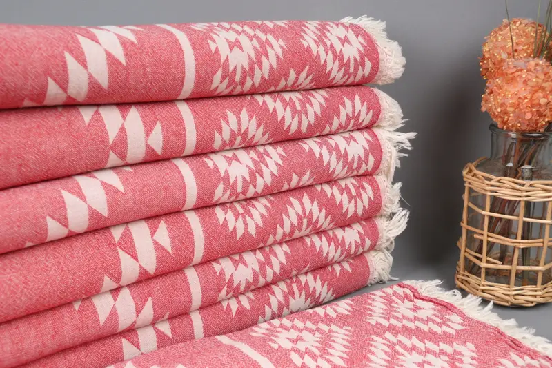 Beach Towel Bulk, 70x36 Cotton Kilim Towel, Custom Wedding Gifts, Baby Boy Gift, Wedding Anniversary Gift, Bachelorette Party Gifts Bridesmaids - 2