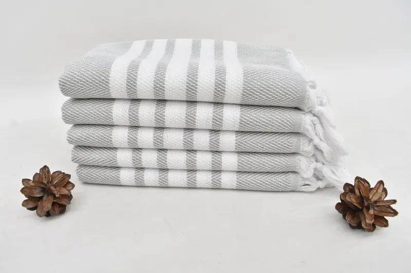 40x20 Cotton Zig zag Towel, Gift For Her, Personalized Dish Towel, Monogram Kitchen Towel, Bulk Order Towel, Turkish Hand Towel, Valentines Gift - 3