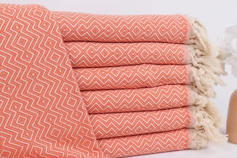 Authentic Turkish hammam peshtemal, Wedding Shower Gift, Housewarming Gift, 70x38 Cotton Diamond Towel, Bachelorette Party Favors, Beach Towel Bulk - 1