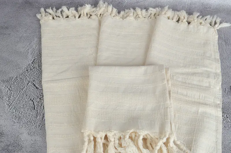 Monogrammed Turkish Towel, Personalized Gift, 40x16 Cotton Striped Towel, Personalized Gifts, Wedding Gifts Towel, Wedding Favors, Summer Towel - 4