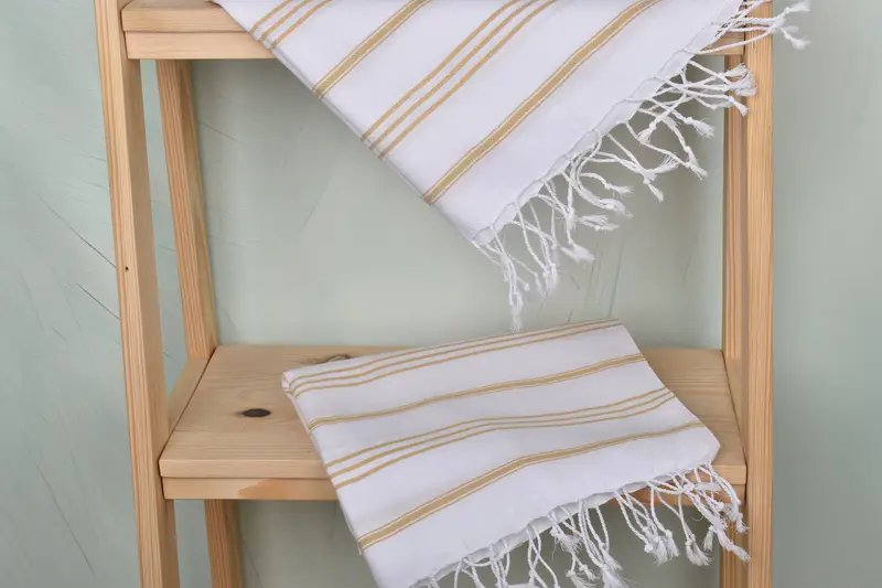 Kitchen Towel, 40x24 Cotton Striped Towel, Personalized Hand Towel, Small Bath Towels, Summer Towel, Monogrammed Turkish Towel, Customized Towels - 5