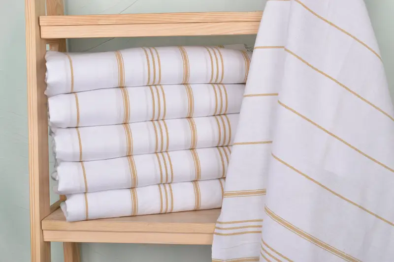 Kitchen Towel, 40x24 Cotton Striped Towel, Personalized Hand Towel, Small Bath Towels, Summer Towel, Monogrammed Turkish Towel, Customized Towels - 2
