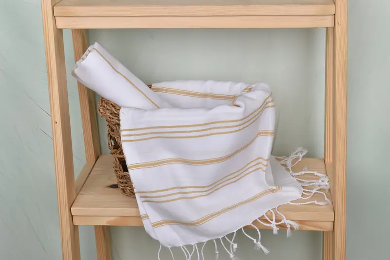 Kitchen Towel, 40x24 Cotton Striped Towel, Personalized Hand Towel, Small Bath Towels, Summer Towel, Monogrammed Turkish Towel, Customized Towels - 4