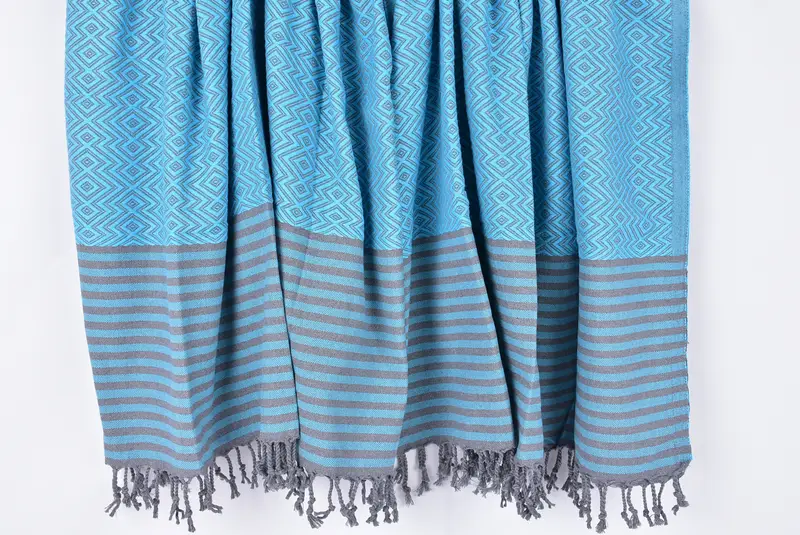 Soft and absorbent Turkish towel, Monogram Towels, Cotton towel, Gifts For Him, Bridal Shower Favor, 70x40 Cotton Diamond Towel, Bridal Shower Gift - 7