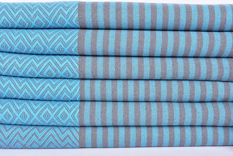 Soft and absorbent Turkish towel, Monogram Towels, Cotton towel, Gifts For Him, Bridal Shower Favor, 70x40 Cotton Diamond Towel, Bridal Shower Gift - 2