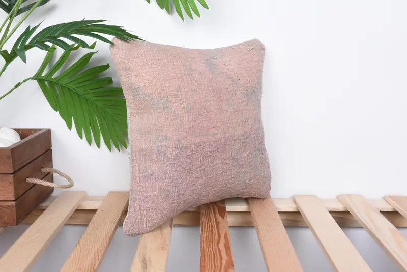 Gift Pillow, Ikat Pillow, Pillow, Cozy Throw Pillow Case, Home Decor Pillow, Colorful Pillow, Vintage Pillow, 12x12 Pink Pillow Case - 4