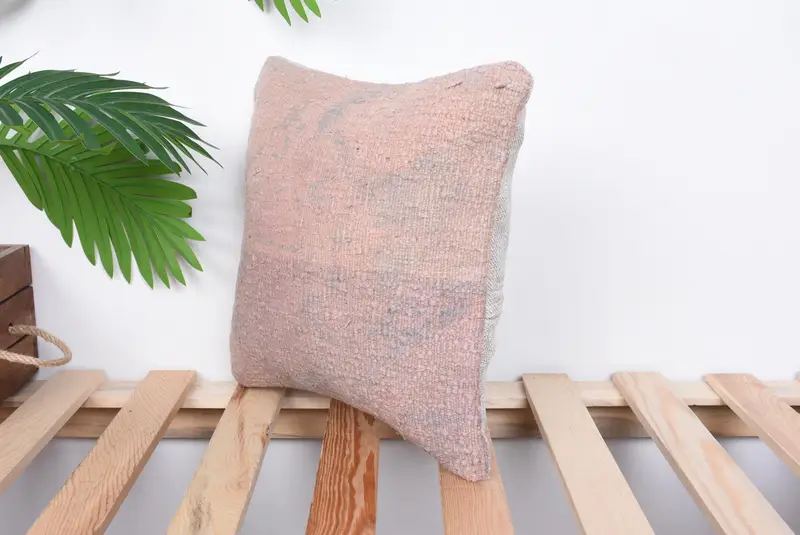 Gift Pillow, Ikat Pillow, Pillow, Cozy Throw Pillow Case, Home Decor Pillow, Colorful Pillow, Vintage Pillow, 12x12 Pink Pillow Case - 5