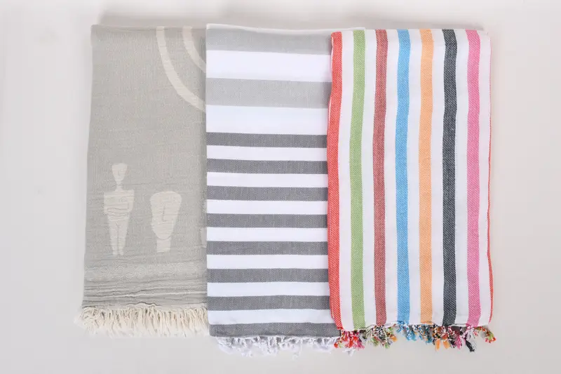 Spa Towel, Beach Theme Wedding Gift, Turkish Towel Beach, 70x40 Cotton Set of 8 Towel, Best Beach Towel, Bride Gift, Bath towel, Bachelorette Towel - 7