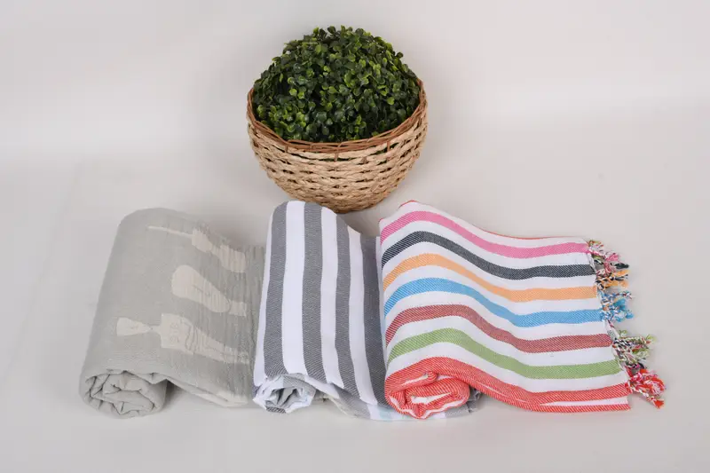 Spa Towel, Beach Theme Wedding Gift, Turkish Towel Beach, 70x40 Cotton Set of 8 Towel, Best Beach Towel, Bride Gift, Bath towel, Bachelorette Towel - 8