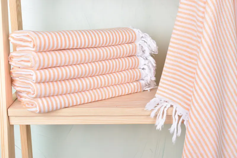 Gift For Mom, Bachelorette Party Gifts Bridesmaids, Monogrammed Beach Towel, Turkish Towel Monogram, Turkish bath towel, 68x36 Cotton Striped Towel - 1