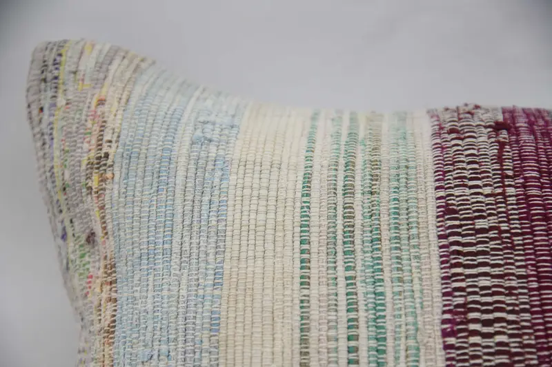 Pillow Cover, Pillow for Couch, Couch Pillow Case, Boho Pillow, Traditional Cushion Cover, 16x24 Blue Cushion Case, Vintage Pillow - 2