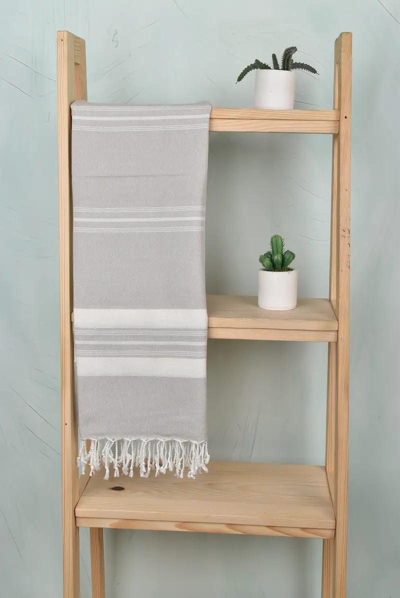 Embroidered Beach Towel, Baby Boy Gift, Large Turkish Towel, Turkish Towel Beach, 60x38 Cotton Striped Towel, Beach Towel Bulk, Holiday Towel - 8