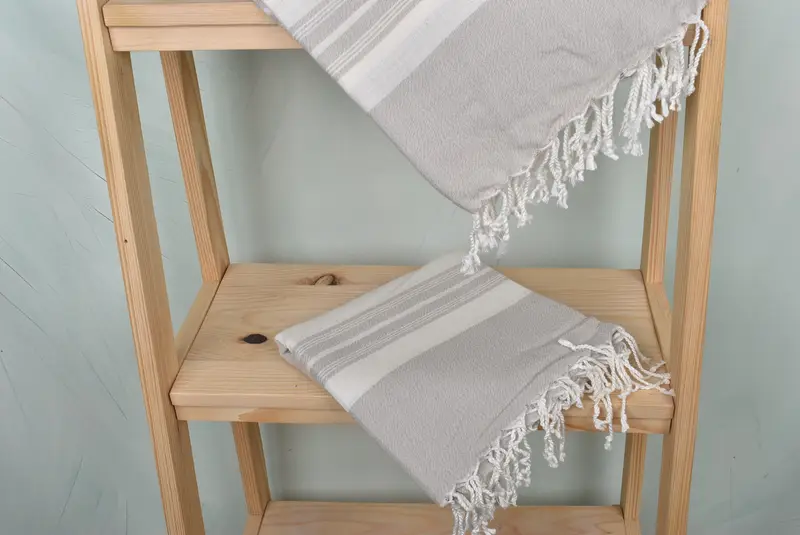 Embroidered Beach Towel, Baby Boy Gift, Large Turkish Towel, Turkish Towel Beach, 60x38 Cotton Striped Towel, Beach Towel Bulk, Holiday Towel - 5
