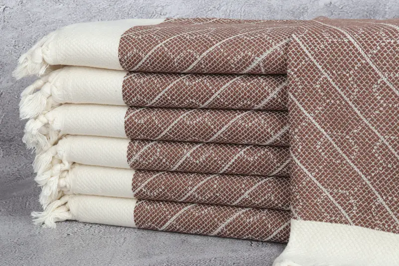 Personalized Wedding Gift For Couple, Kitchen Towel, Gift For Her, Turkish Hand Towel, 36x18 Cotton Geometric Towel, Monogram Kitchen Towel - 1