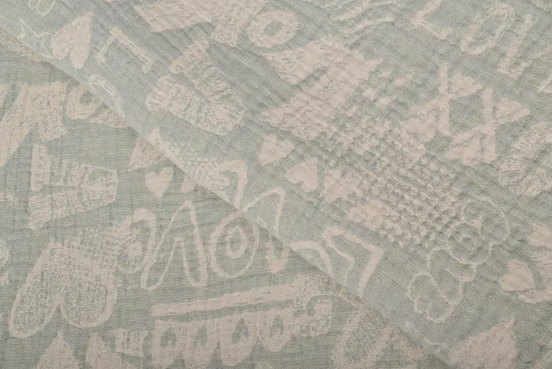 Shower Curtain, Woven Blanket, 98x76 Cotton Love Design Towel, Turkish Blanket, Beach Wedding Favor, Cotton Bedspread, Bridal Shower Gift - 6