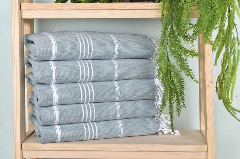 70x40 Cotton Striped Towel, Monogram Towels, Peshtemal, Beach Towel Gift, Pool Towels, Lightweight towel, Girl Trip Party Favor, Best Beach Towel - 1