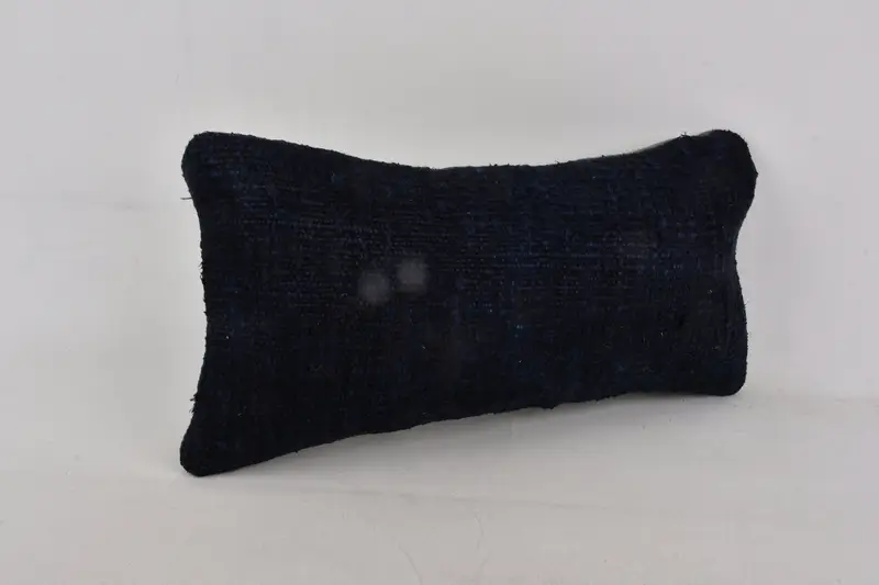 Pillow for Sofa, Cushion Cover, Neutral Pillow Sham, Interior Designer Pillow, Boho Pillow, Traditional Pillow, 8x16 Blue Pillow Case - 2
