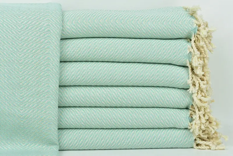 70x40 Cotton Chevron Towel, Quick-dry towel, Sand-Resistant Peshtemal, Bath towel, Turkish Beach Towel Personalized, Gift For Him, Custom Gifts - 1