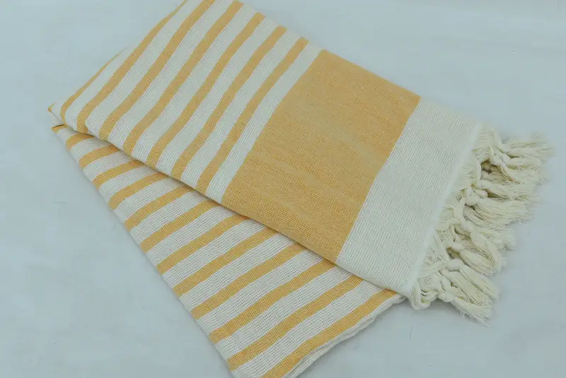 64x36 Cotton Striped Terry Towel, Spa Gift Towel, Memorial Gift, Best Friend Wedding Gift, Handmade Gift, Beach Towel Bulk, Bridal Shower Favors - 4